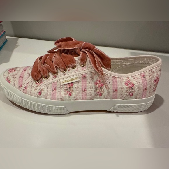 Superga Love Shack Fancy Daydream Pink Floral Sneakers - Picture 2 of 7
